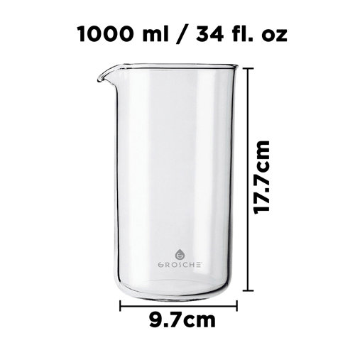 Grosche Universal French Press Replacement Beaker & Reviews Wayfair